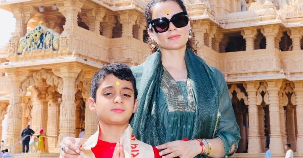 Where the Ocean Meets the Divine: Kangana Ranaut's Spiritual Anchor at Somnath